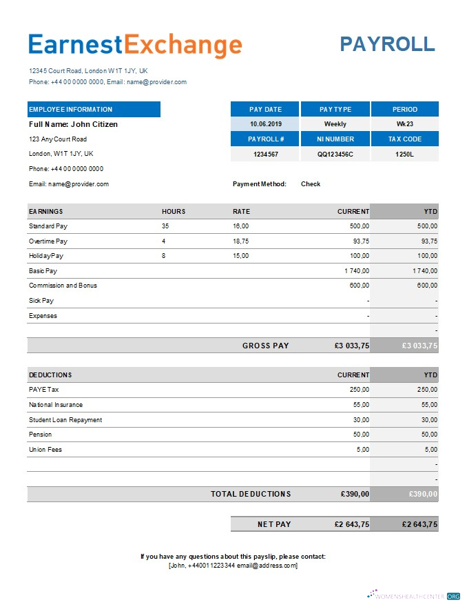 Download currency exchange company payroll template in Excel and PDF formats Photoshop template